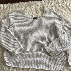 Express cropped sweater